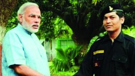 નરેન્દ્ર મોદી સાથે લકી બિષ્ટ